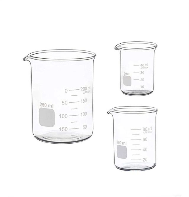 Chemical Laboratory Borosilicate Glass Measuring Beaker