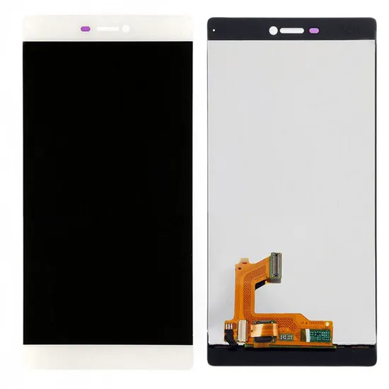 White Touch Digitizer LCD Display Glass Assembly for Huawei P8 
