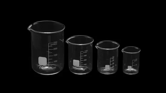 Lab Glassware 5000ml 3000ml 1000ml Big Glass Beaker with Handle 