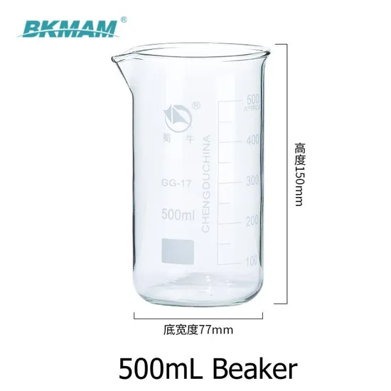 Factory Wholesale 50ml to 5000ml Laboratory Tools Borosilicate Glass Beaker with Graduation 