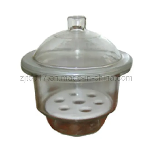 Glass Vacuum Desiccator or Vacuum Drying Storage 