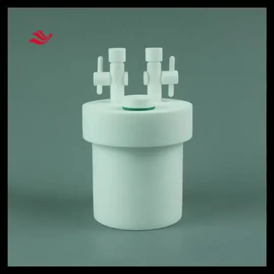 50ml PTFE Single Neck Flasks Ultra Clean with Customized OEM Available 
