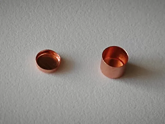 Shimadzu 20 UL Φ 6.0*1.5mm Lab Instrument Laboratory Equipment Copper Crucible with Lid 