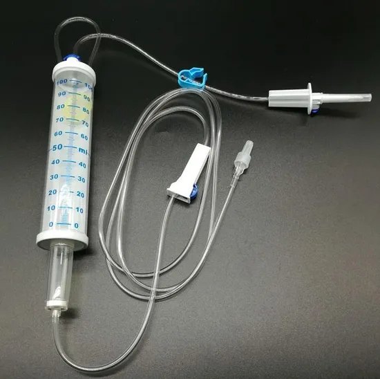Medical Disposable Burette Infusion Set Pediatric Measured Volume Burette 100ml/150ml 