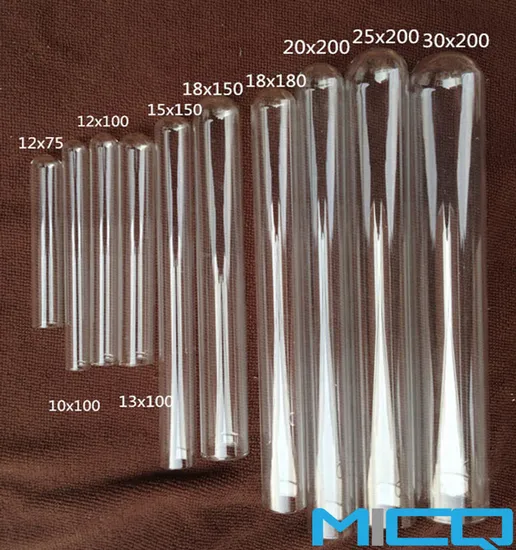 Customized Quartz Glass Labware/Glassware/Quartz Glass Test Tube with Good Performance 