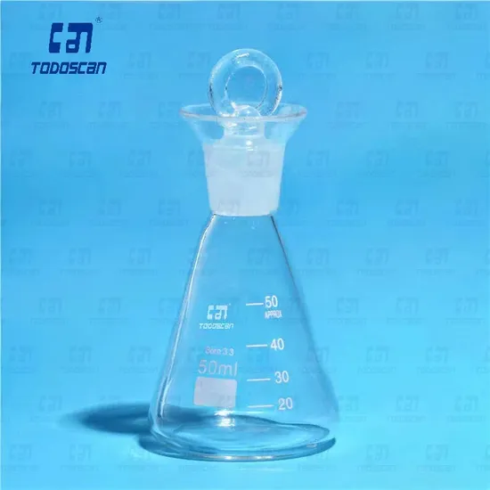 Glass Iodine Flasks with Stopper 