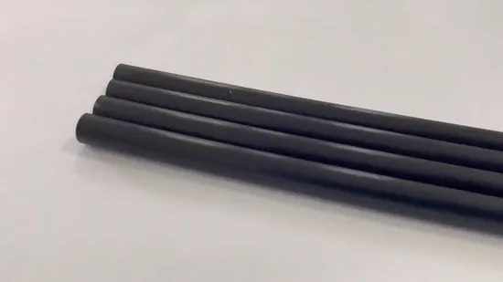 China Factory Price Industrial Plastic Pipe Black PTFE Extruded Tube 