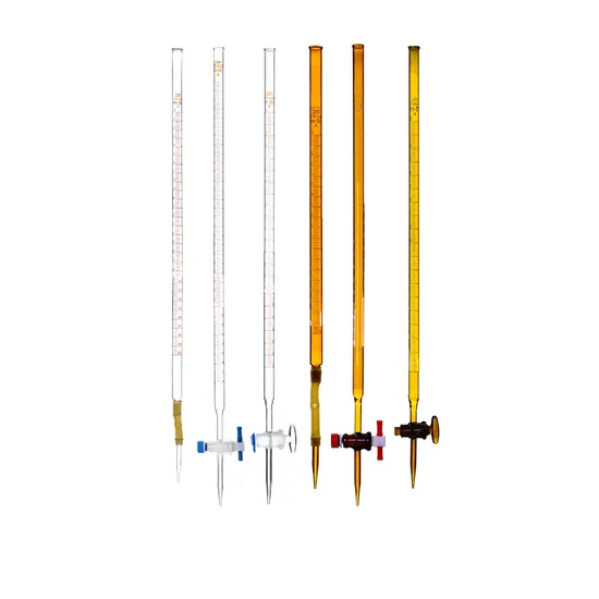 Laboratory Glass Burette Boro3.3 Glass Burette with CE ISO 
